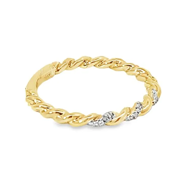 Twist Diamond Band Image 2 Redlands Jewelers Redlands, CA