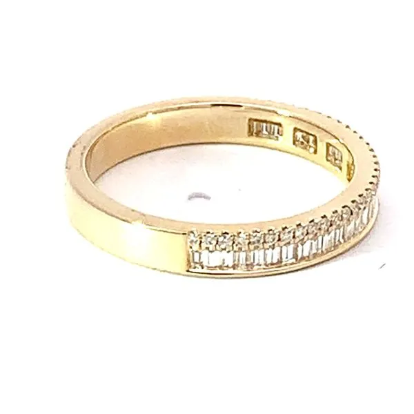 Baguette & Round Diamond Band Image 2 Redlands Jewelers Redlands, CA