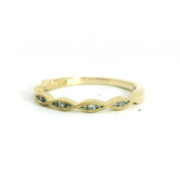 Diamond Band with Milgrain Detail Image 3 Redlands Jewelers Redlands, CA