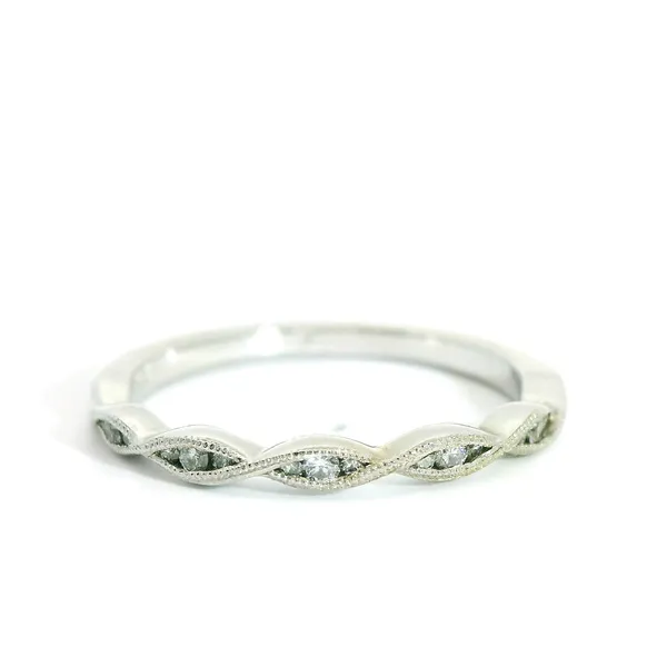 Diamond Band with Milgrain Detail Image 2 Redlands Jewelers Redlands, CA