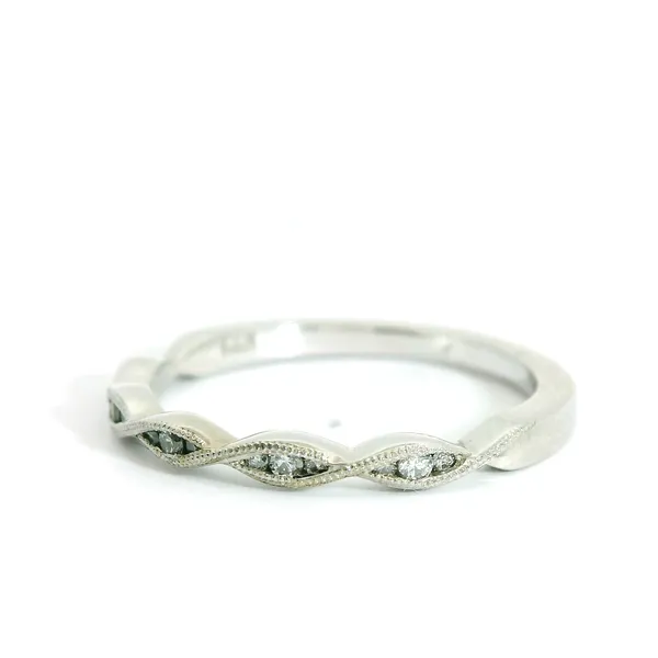 Diamond Band with Milgrain Detail Image 4 Redlands Jewelers Redlands, CA