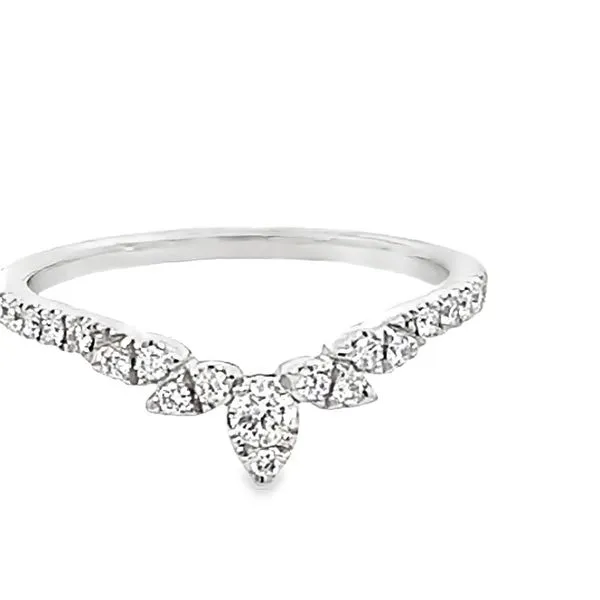 Curved Diamond Band Image 3 Redlands Jewelers Redlands, CA