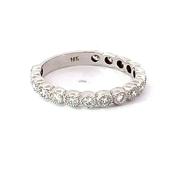 Milgrain Diamond Band Image 2 Redlands Jewelers Redlands, CA