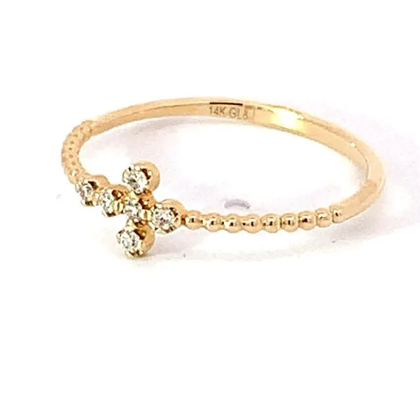 Cross Diamond Ring Image 3 Redlands Jewelers Redlands, CA