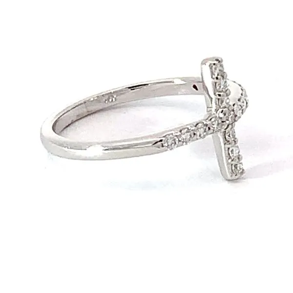 Diamond Cross Ring Image 2 Redlands Jewelers Redlands, CA