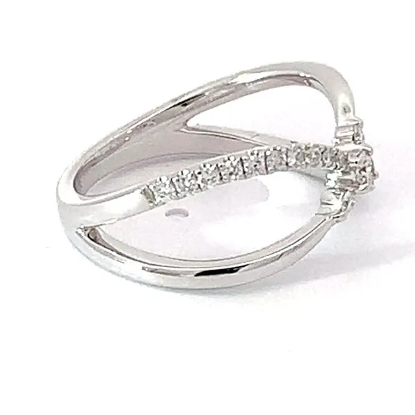 Split Shank Diamond Band Image 2 Redlands Jewelers Redlands, CA
