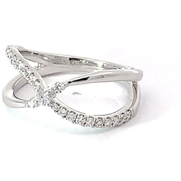 Split Shank Diamond Band Image 3 Redlands Jewelers Redlands, CA