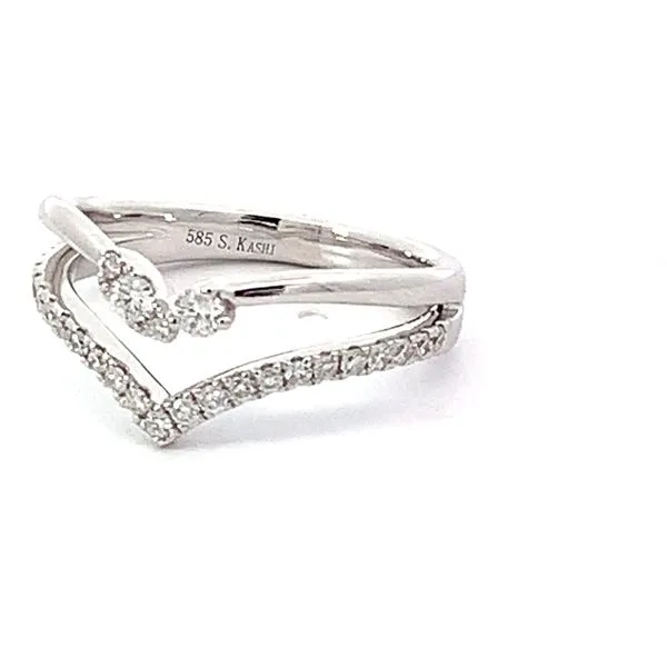 Split Shank Diamond Band Image 3 Redlands Jewelers Redlands, CA