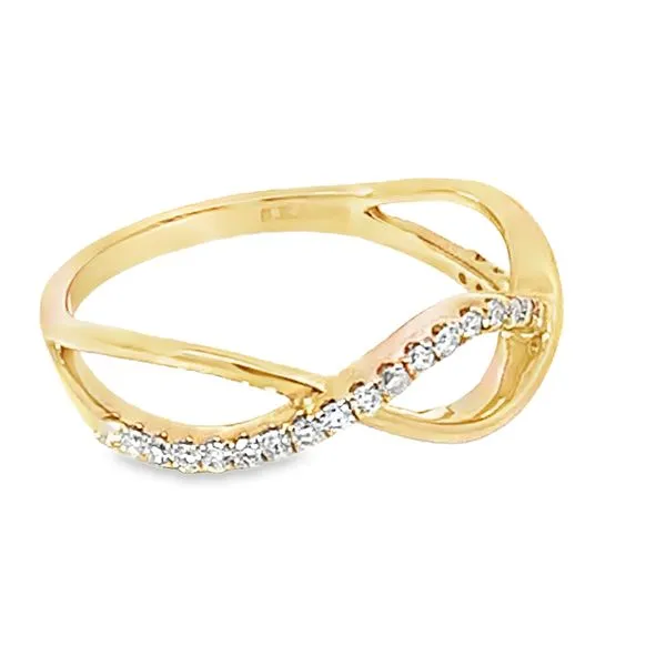 Contemporary Diamond Twist Band Redlands Jewelers Redlands, CA