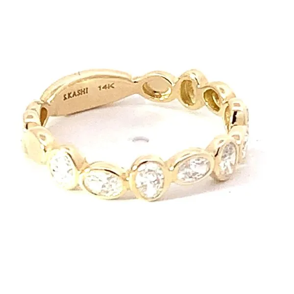 Oval Bezel Set Diamond Band Redlands Jewelers Redlands, CA