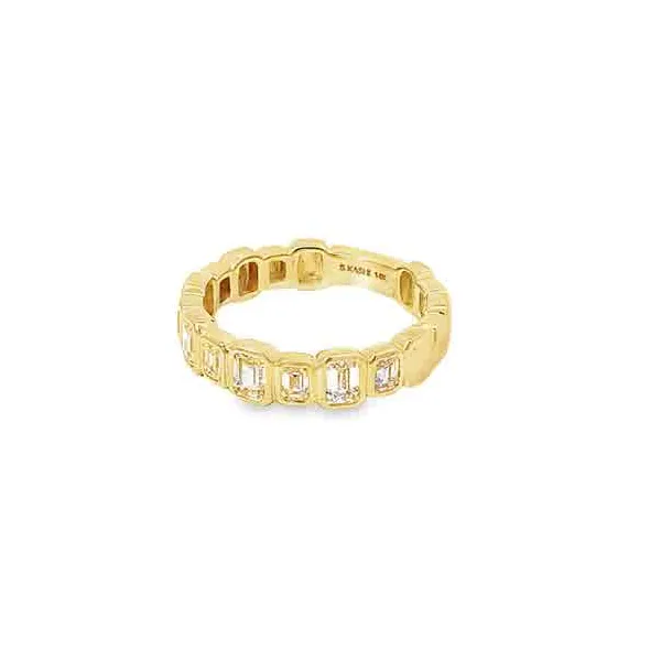 Emerald Cut Bezel Set Diamond Band Image 3 Redlands Jewelers Redlands, CA