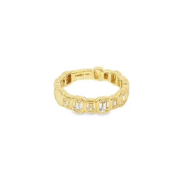 Emerald Cut Bezel Set Diamond Band Redlands Jewelers Redlands, CA