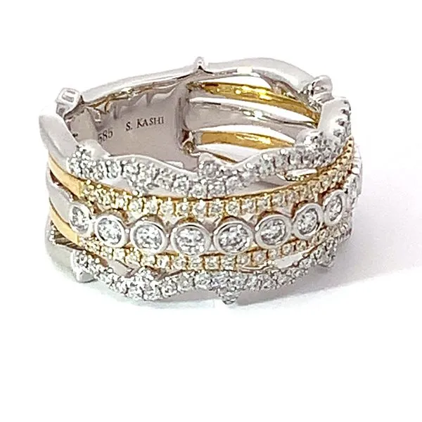 Luxurious Two-Tone Diamond Band Redlands Jewelers Redlands, CA