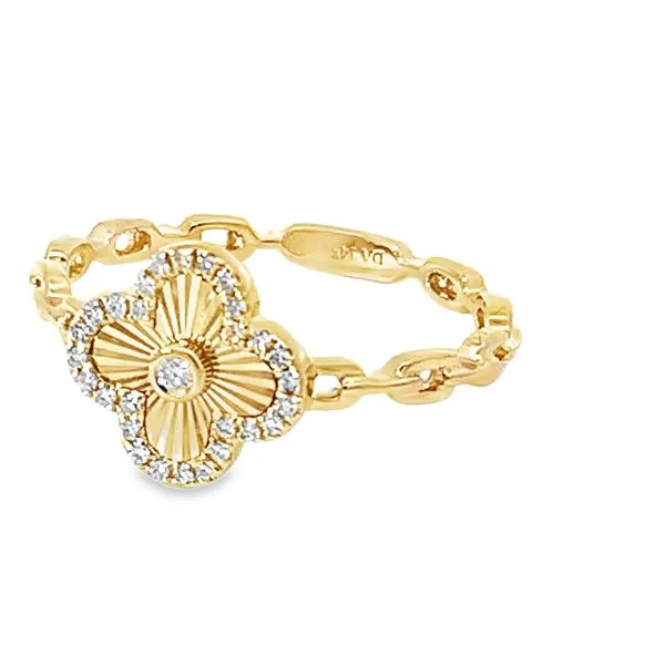 Diamond Clover Fashion Ring Image 3 Redlands Jewelers Redlands, CA