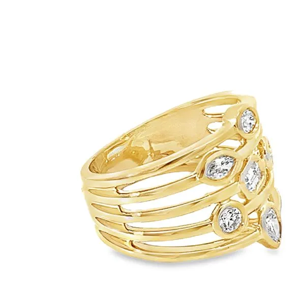 Multi-Shaped Diamond Ring Image 3 Redlands Jewelers Redlands, CA