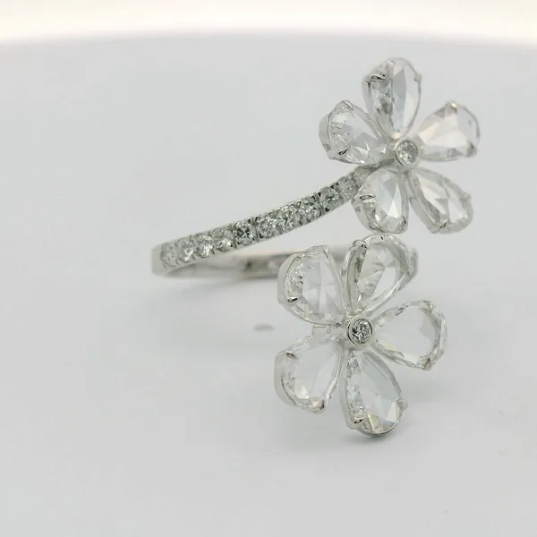 Delicate Floral Diamond Ring Image 2 Redlands Jewelers Redlands, CA