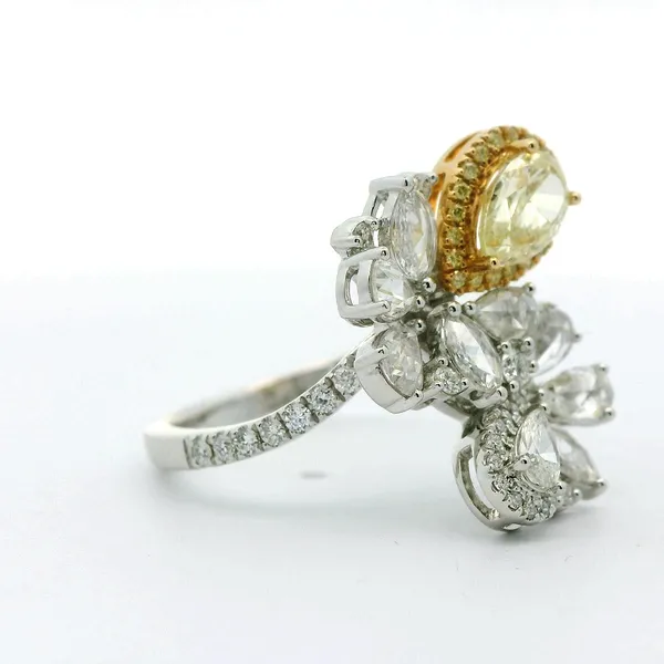 Luxurious Floral Diamond Ring Image 2 Redlands Jewelers Redlands, CA