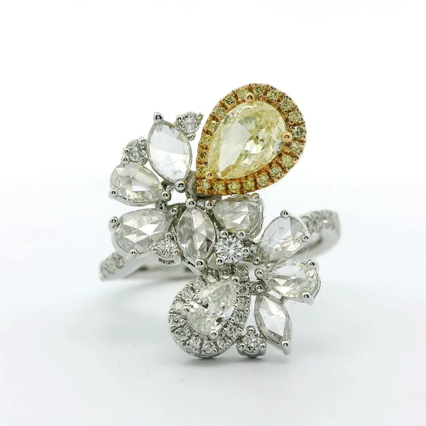 Luxurious Floral Diamond Ring Redlands Jewelers Redlands, CA