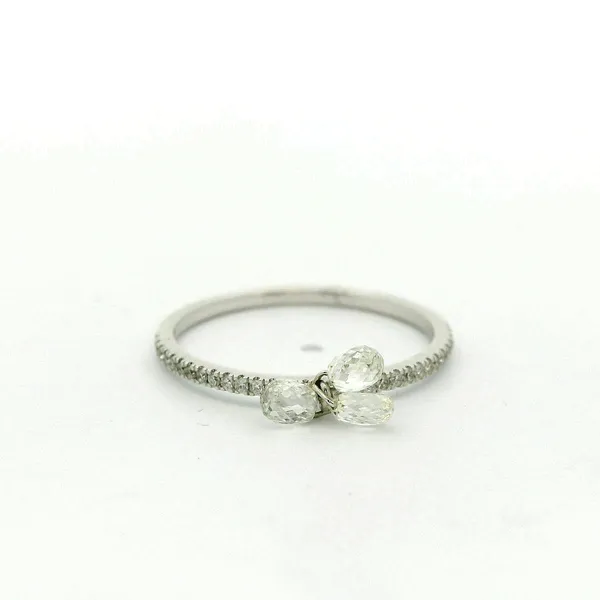 3-Stone Briolette Diamond Ring Redlands Jewelers Redlands, CA