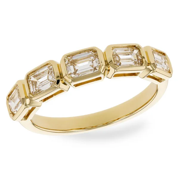 Emerald Cut Diamond Wedding Band Redlands Jewelers Redlands, CA