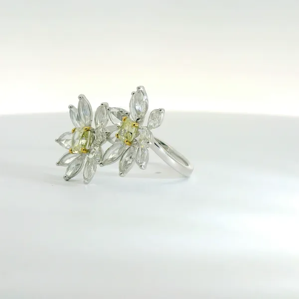 Bypass Flower Ring Image 3 Redlands Jewelers Redlands, CA