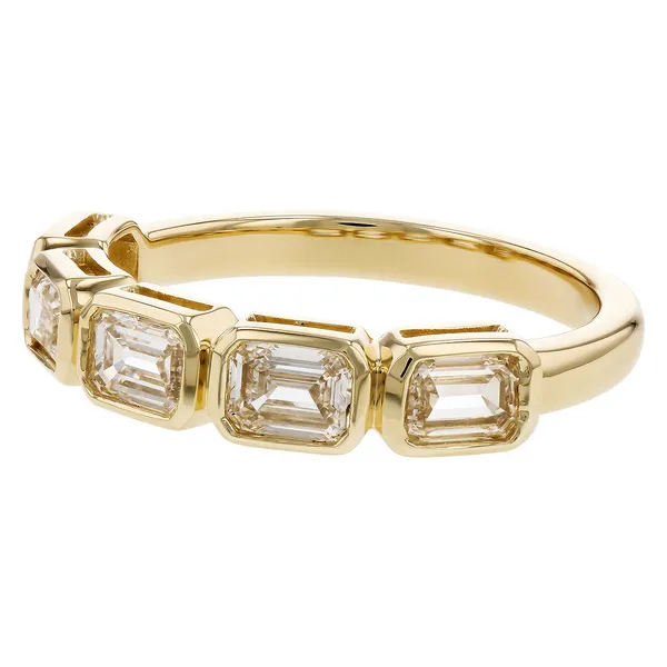 Emerald Cut Diamond Wedding Band Image 3 Redlands Jewelers Redlands, CA