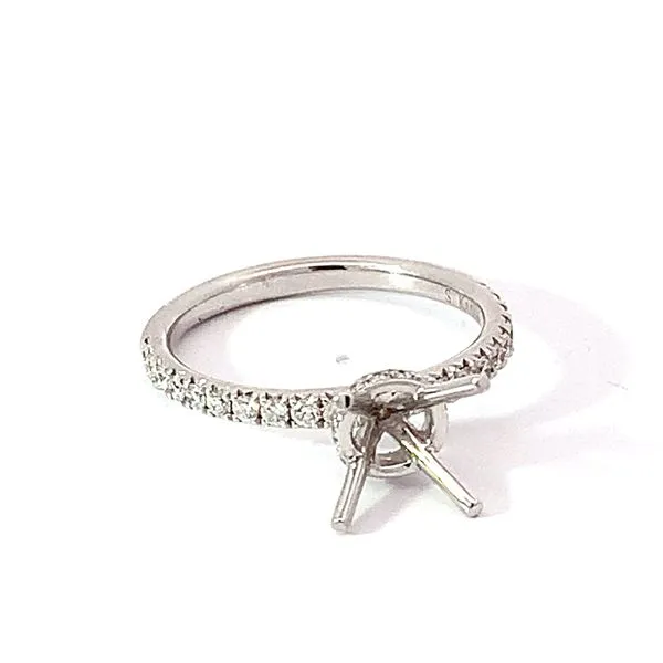 Classic Diamond Engagement Ring Setting Redlands Jewelers Redlands, CA