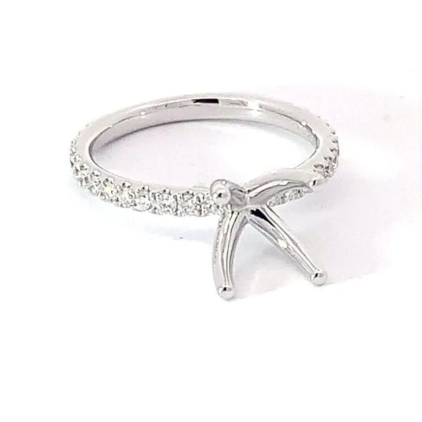 Pavé Diamond Semi-Mount Ring Redlands Jewelers Redlands, CA