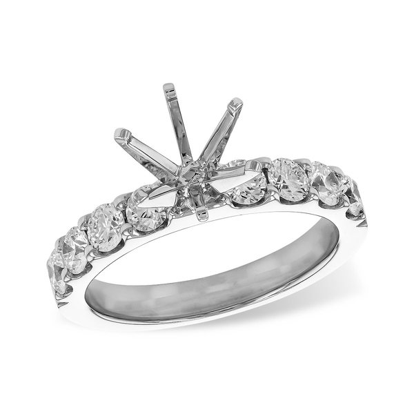 1.00ctw Diamond Semi-Mount Engagement Ring, 14kt White Gold Redlands Jewelers Redlands, CA