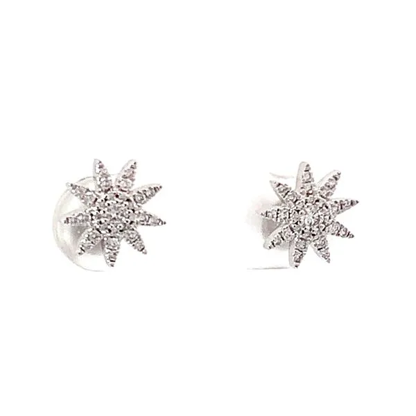Starburst Diamond Earrings Redlands Jewelers Redlands, CA