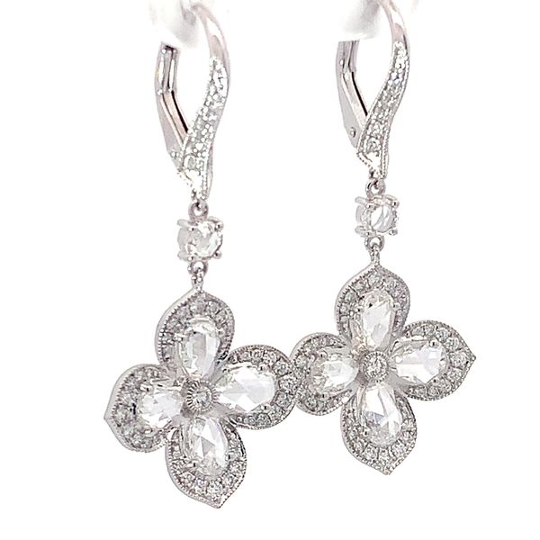 Rose-cut Diamond Dangle Earrings Redlands Jewelers Redlands, CA