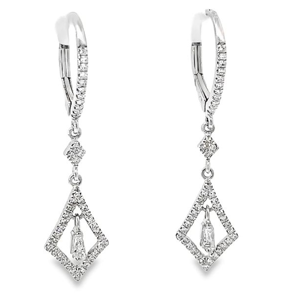 Diamond Dangle Earrings Redlands Jewelers Redlands, CA