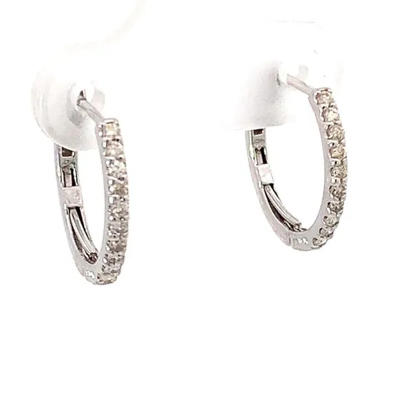 Diamond Hoop Earrings Redlands Jewelers Redlands, CA