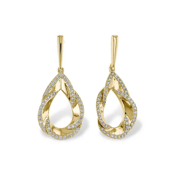 Diamond Teardrop Earrings Redlands Jewelers Redlands, CA
