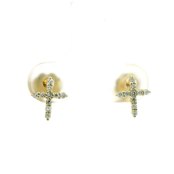 Cross Diamond Earrings Redlands Jewelers Redlands, CA