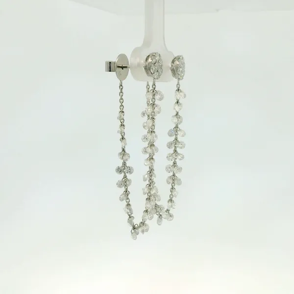 Diamond Dangle Earrings Image 2 Redlands Jewelers Redlands, CA