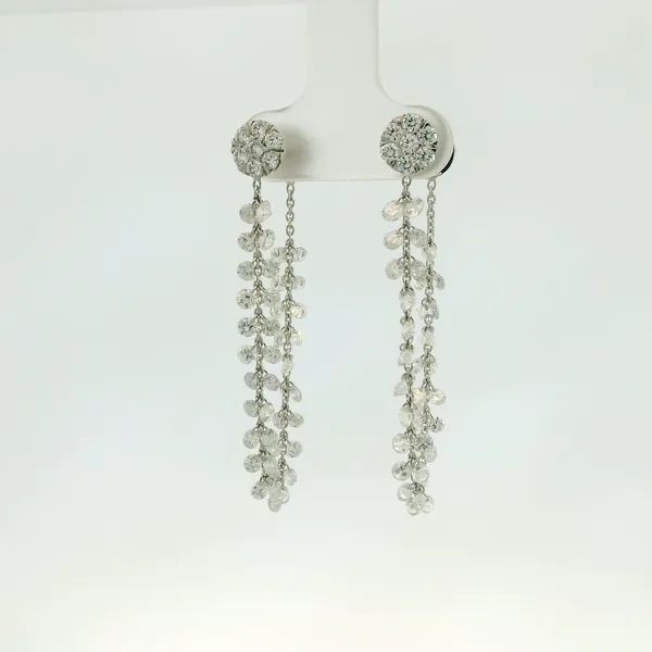 Diamond Dangle Earrings Image 3 Redlands Jewelers Redlands, CA