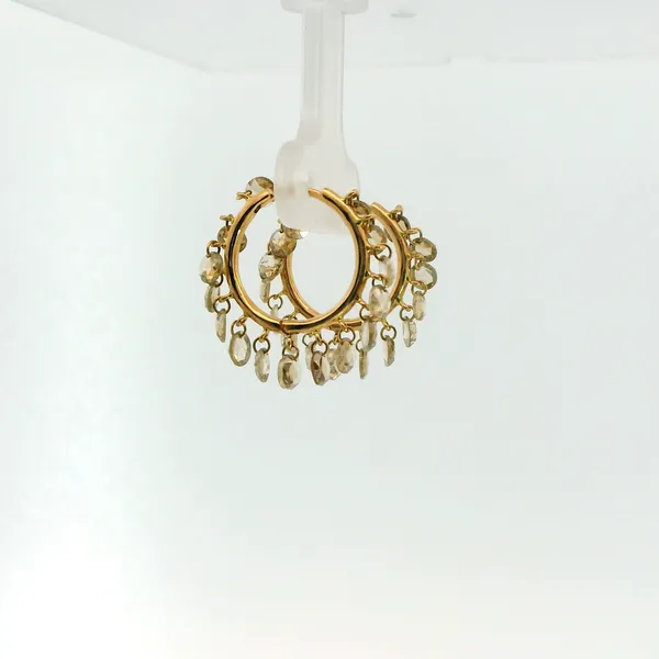 Diamond Hoops Image 2 Redlands Jewelers Redlands, CA