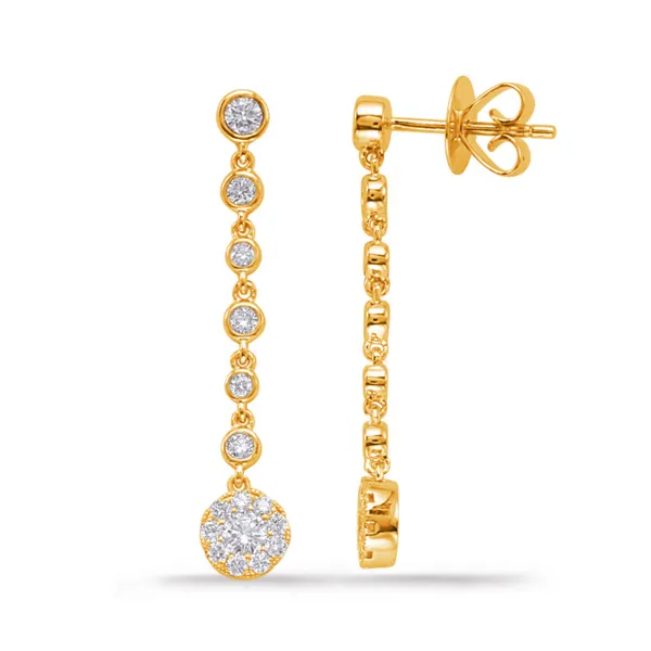 Diamond Dangle Earrings Redlands Jewelers Redlands, CA