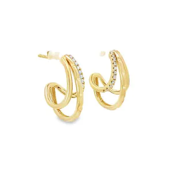 Modern Elegance Diamond Earrings Image 2 Redlands Jewelers Redlands, CA
