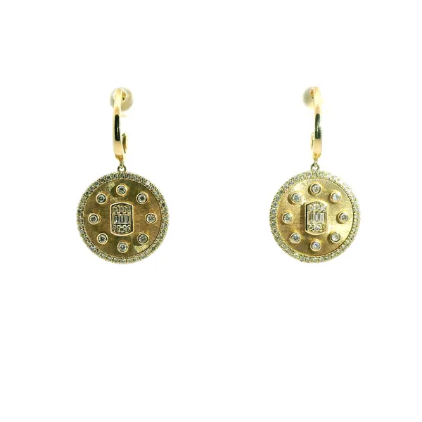 Diamond Geometric Earrings Redlands Jewelers Redlands, CA