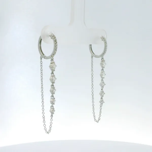 Diamond Drop Earrings Image 2 Redlands Jewelers Redlands, CA