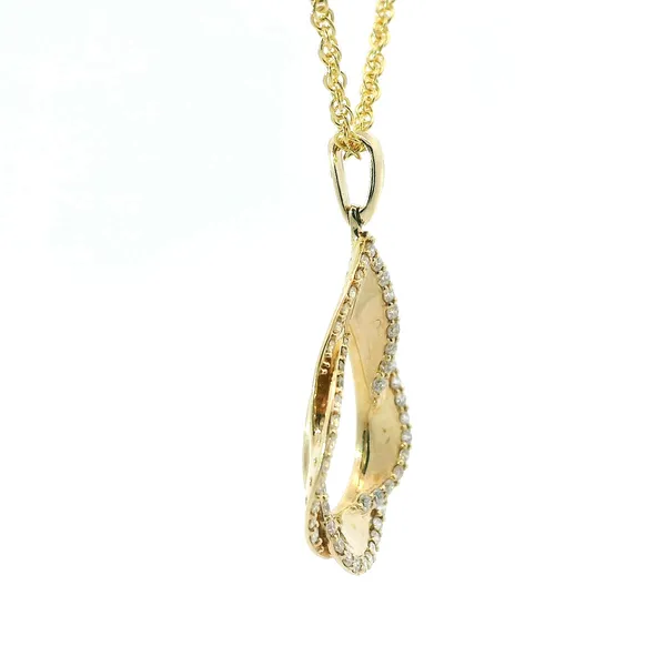 Teardrop Diamond Pendant Image 2 Redlands Jewelers Redlands, CA