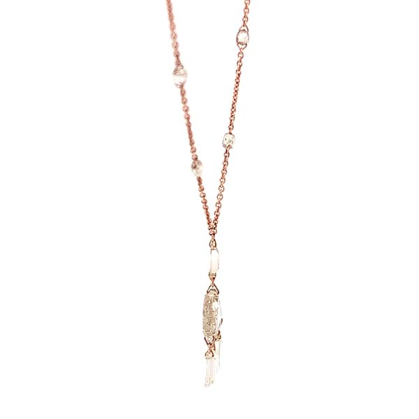 Elegant Champagne Diamond Pendant Necklace Image 2 Redlands Jewelers Redlands, CA