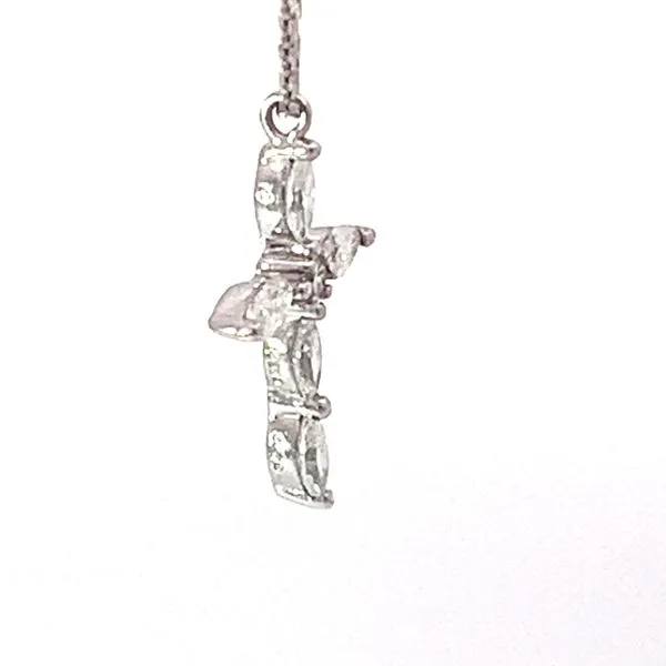 Diamond Cross Necklace Image 2 Redlands Jewelers Redlands, CA