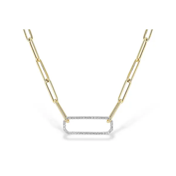 Paperclip Diamond Necklace Redlands Jewelers Redlands, CA
