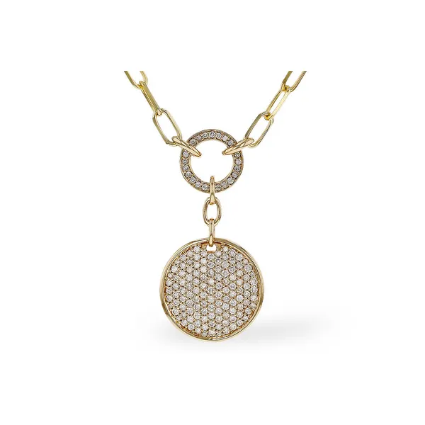 Diamond Disc Necklace Redlands Jewelers Redlands, CA