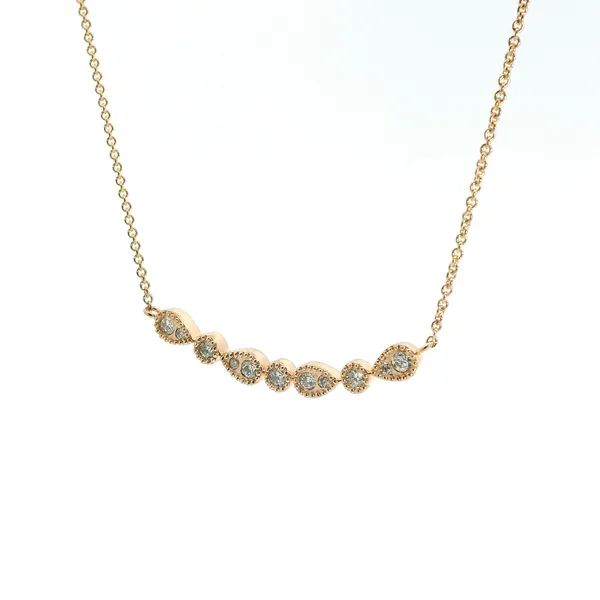 Rose Gold Diamond Fashion Necklace Image 3 Redlands Jewelers Redlands, CA