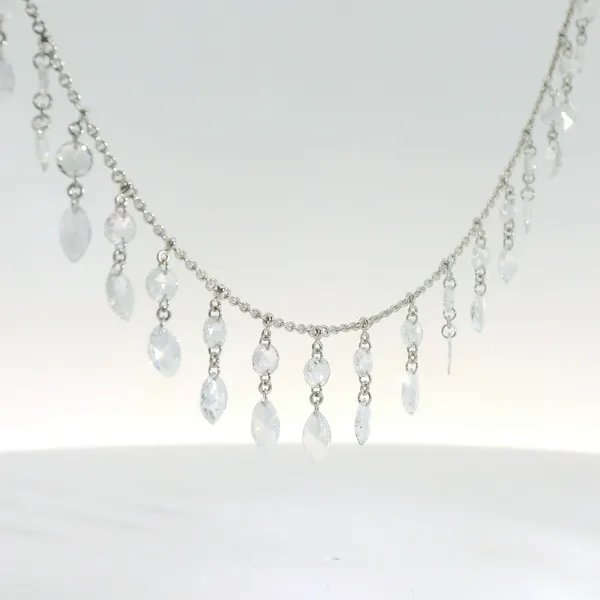 Diamond Statement Necklace Image 2 Redlands Jewelers Redlands, CA