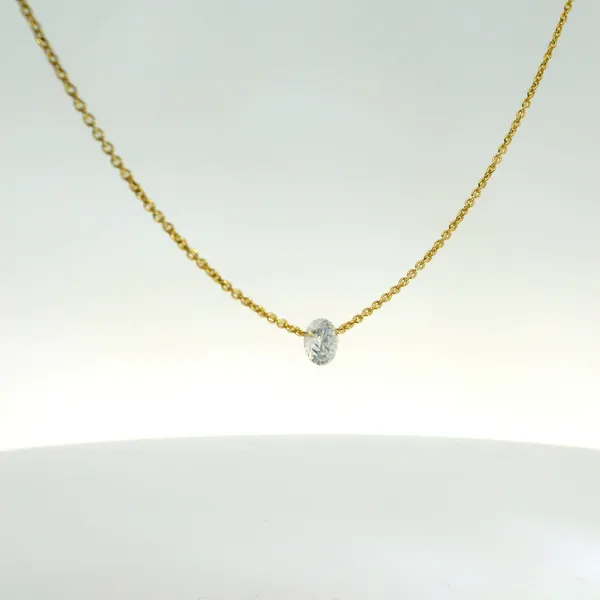 Diamond Solitaire Necklace Image 2 Redlands Jewelers Redlands, CA